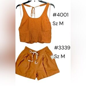 FREE PEOPLE outfit in Thai Curry Sz M NWT